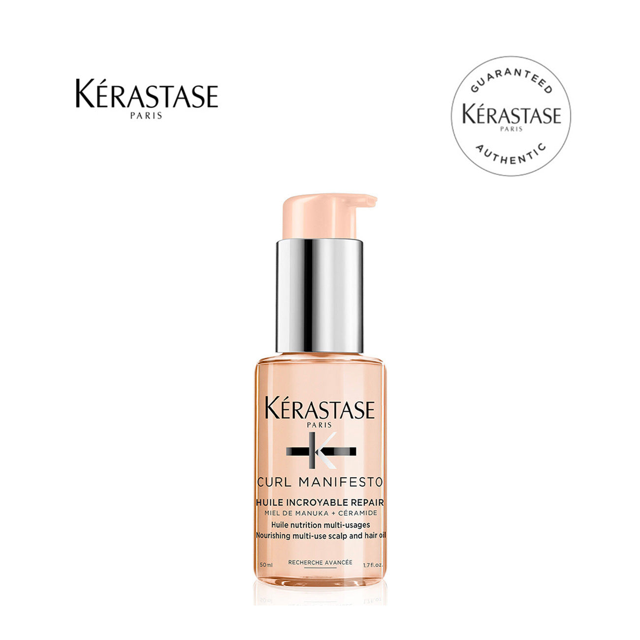 Curl Manifesto Sublime Repair Oil - Nourishing & Hydrating Hair Treatment for Curly & Damaged Hair - Perfect for Daily Styling & Deep Conditioning