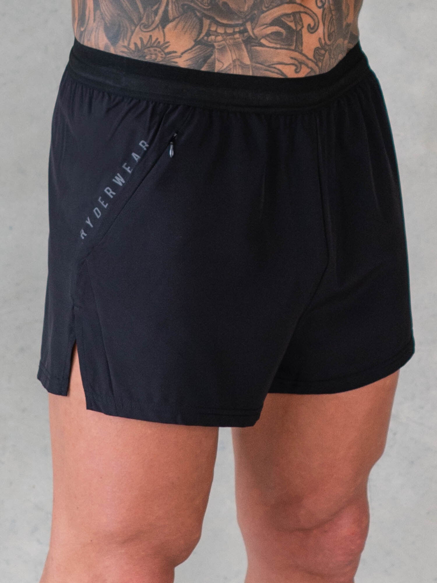3 Pack Men's Training Shorts - Black Gym Workout Shorts for Running, Basketball & Fitness