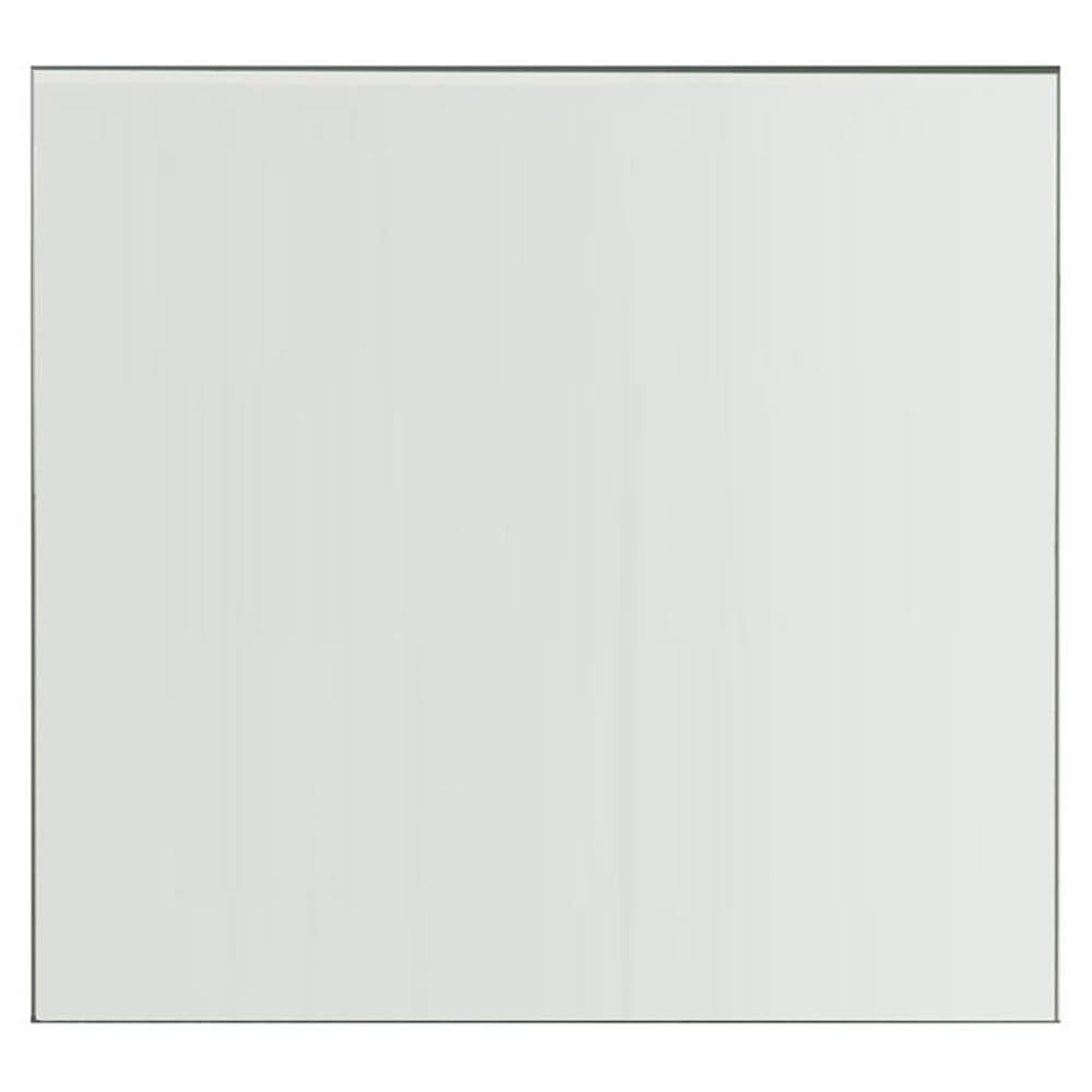 Acme Noralie Glass Accent Table with Pedestal Base - Elegant Mirrored Finish & Faux Diamond Decor | Perfect for Living Room, Bedroom, or Entryway Decor