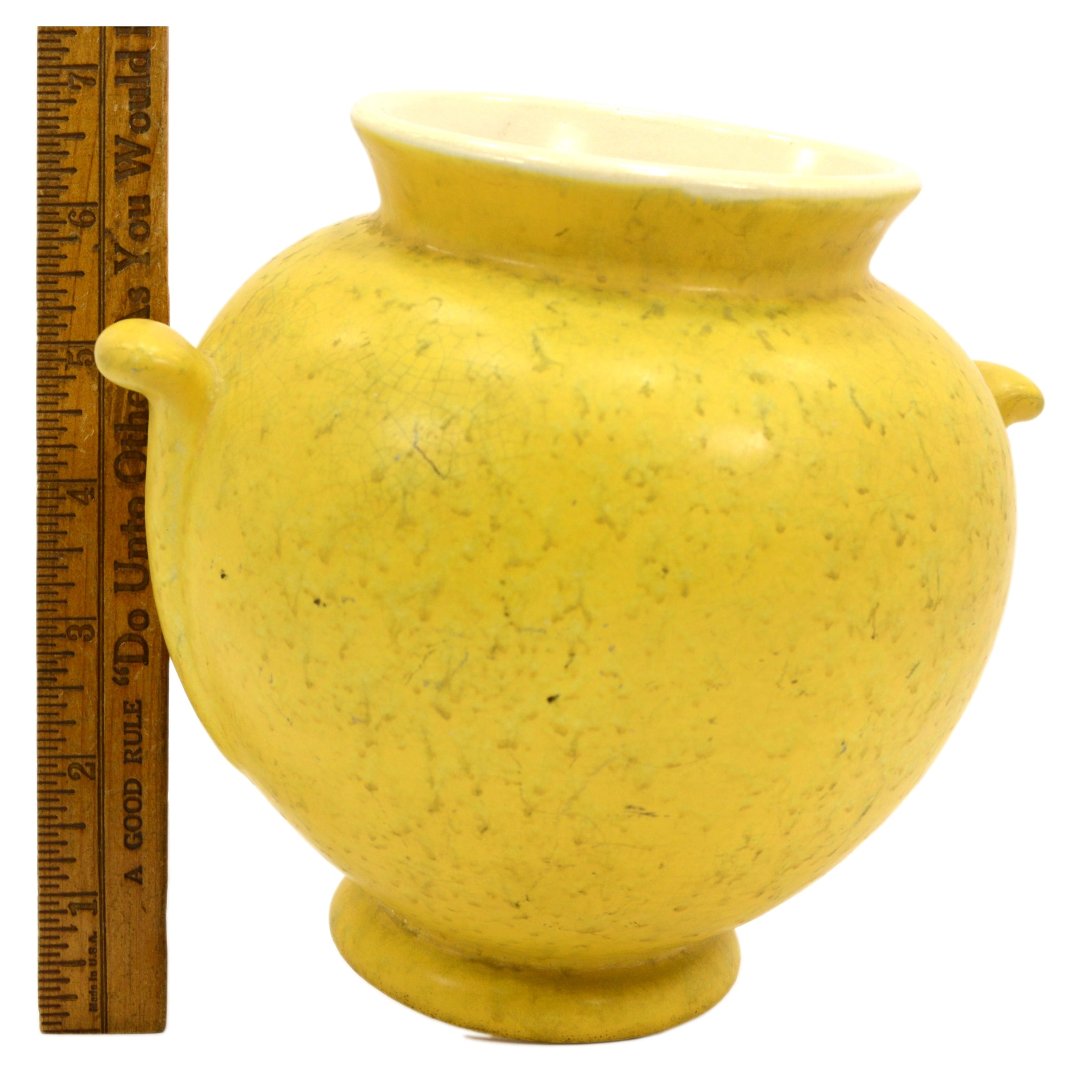 Vintage Weller Pottery Ball Vase Urn 6.25