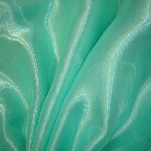 Elegant Mint Green Glass Organza Fabric - Perfect for Wedding Decor, Bridal Gowns & DIY Craft Projects