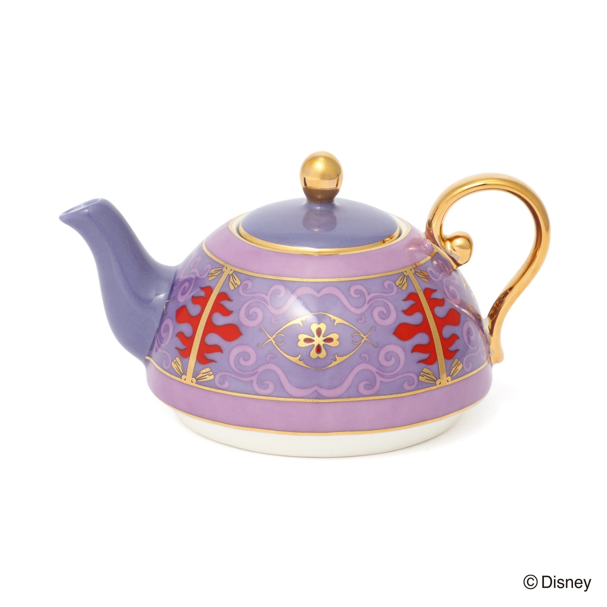 Disney Aladdin Magic of Chemistry Tea Set - Ceramic Teapot with Cup for One - Perfect for Kids Tea Parties, Disney Themed Gifts & Collectibles