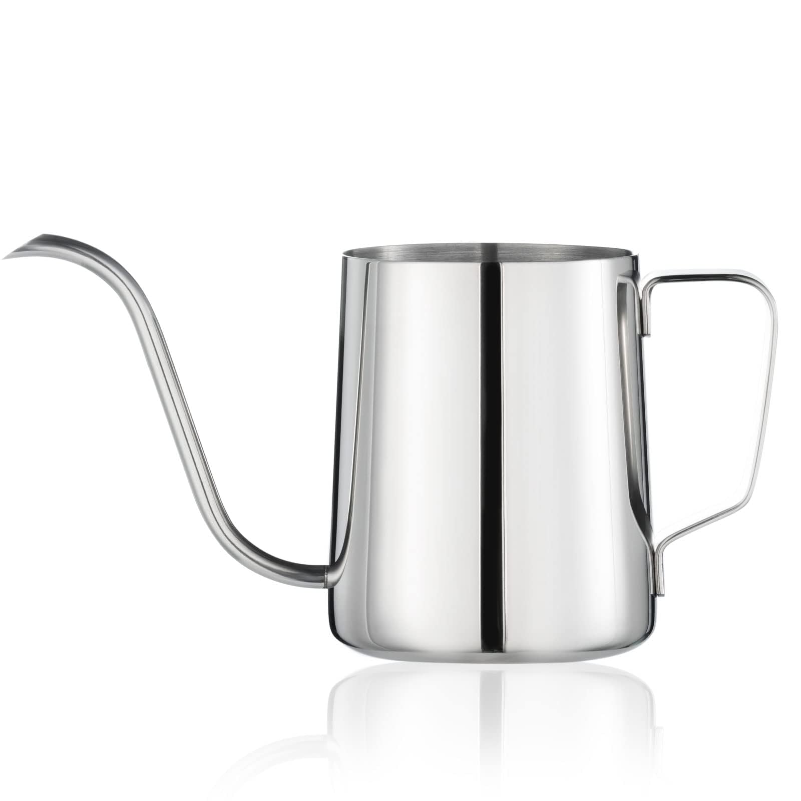 Premium Stainless Steel Gooseneck Pour Over Kettle - 12oz Camping Coffee Pot with Hanging Ear & Narrow Spout for Precise Pouring | Perfect for Specialty Coffee, Tea Brewing, Outdoor Travel & Home Barista Use