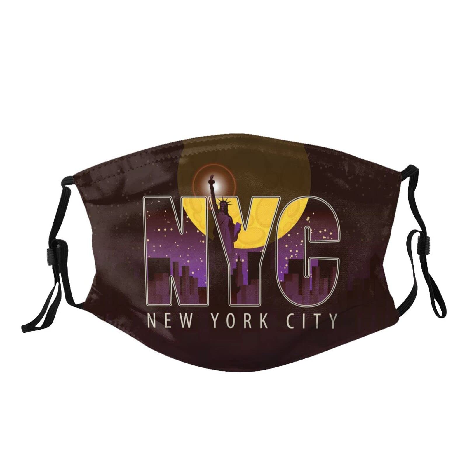 New York City Face Mask - Washable, Reusable & Breathable Adjustable Bandanas & Balaclavas for Women, Men & Adults | Perfect for Outdoor Activities, Travel & Urban Fashion