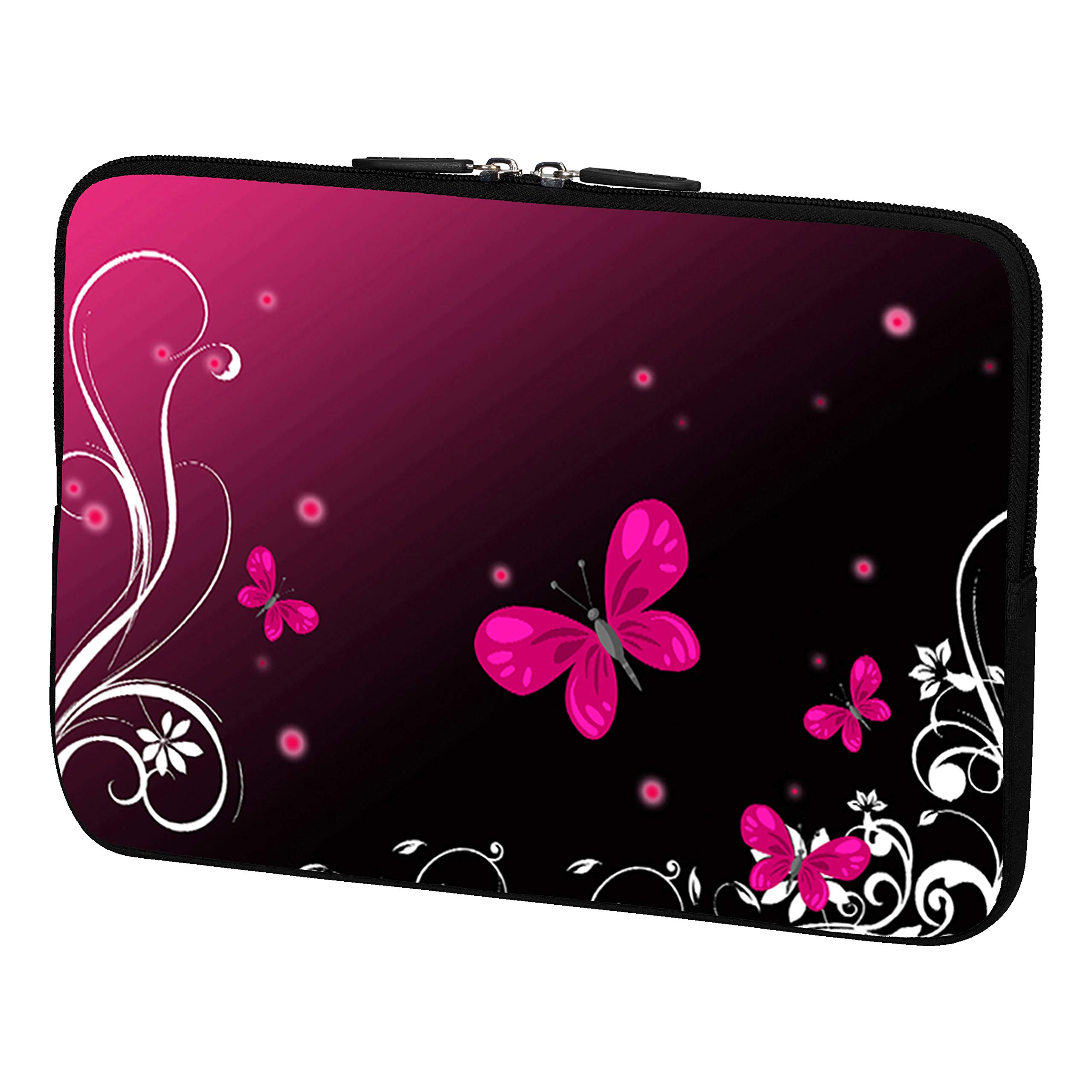 Stylish Hard Case Laptop Bag for 13.3 Inch Laptops (Vertical) - Compatible with Butterfly 13.3 Inch Laptops + Includes Free Mouse & Mouse Pad - Perfect for Work, Travel, and School