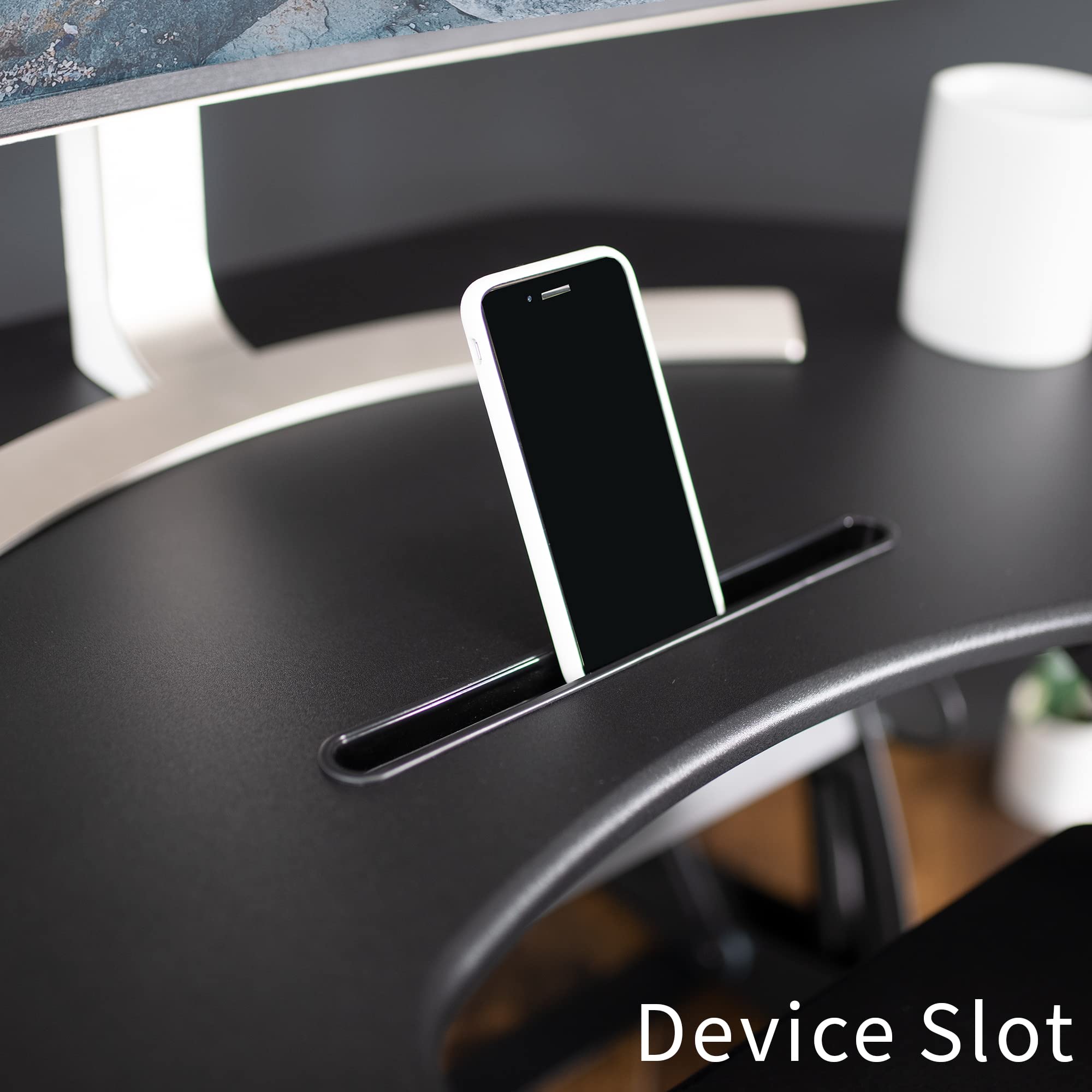 VIVO V Series 43 Inch Adjustable Standing Desk Converter - Black (DESK-V000VC) | Quick Sit to Stand Workstation for Dual Monitors | Perfect for Home Office, Gaming & Workspace Ergonomics