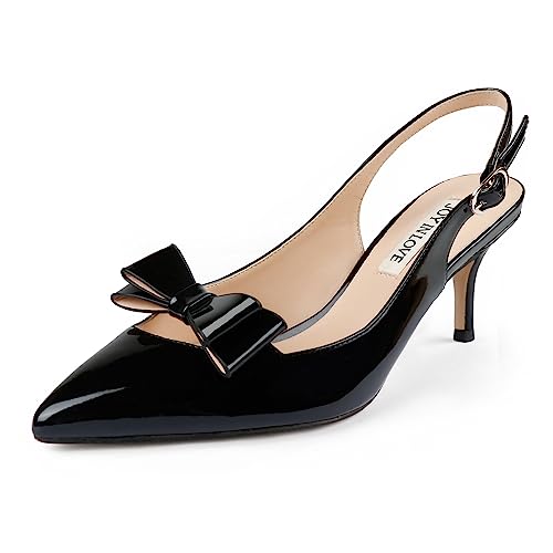 Black Patent With Bowknot
