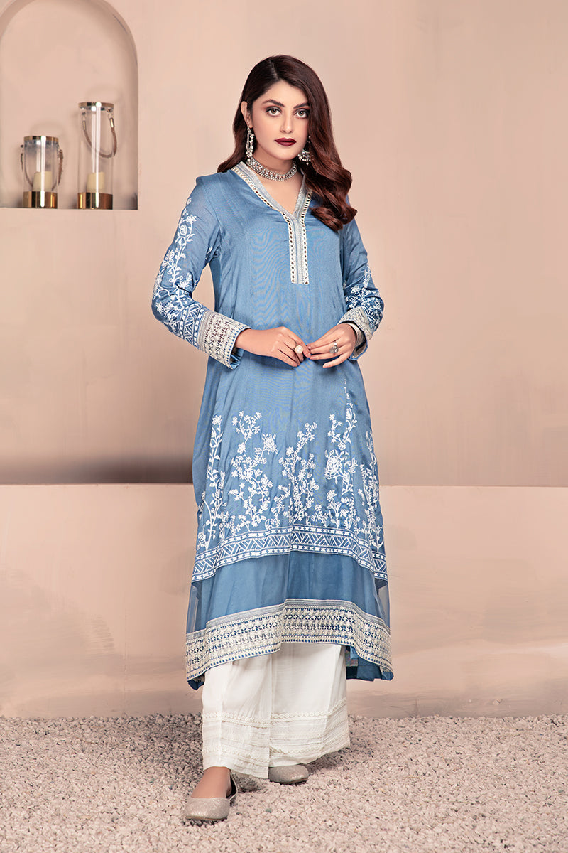 ABBEY STONE Embellished Shirt for Women | Elegant Beaded Blouse for Party, Dinner & Special Occasions