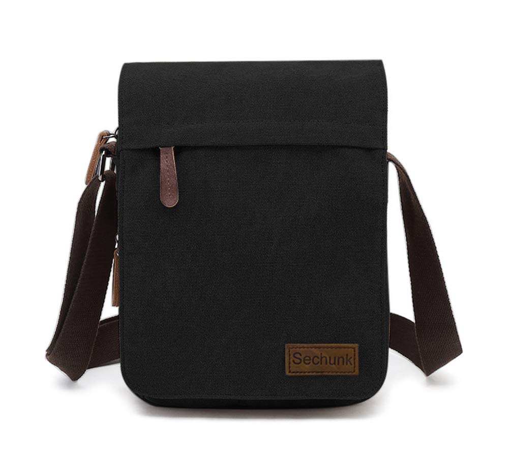 Vintage Canvas Messenger Bag - Crossbody Shoulder Bag for Men & Women - Perfect for Travel, Work & Everyday Use