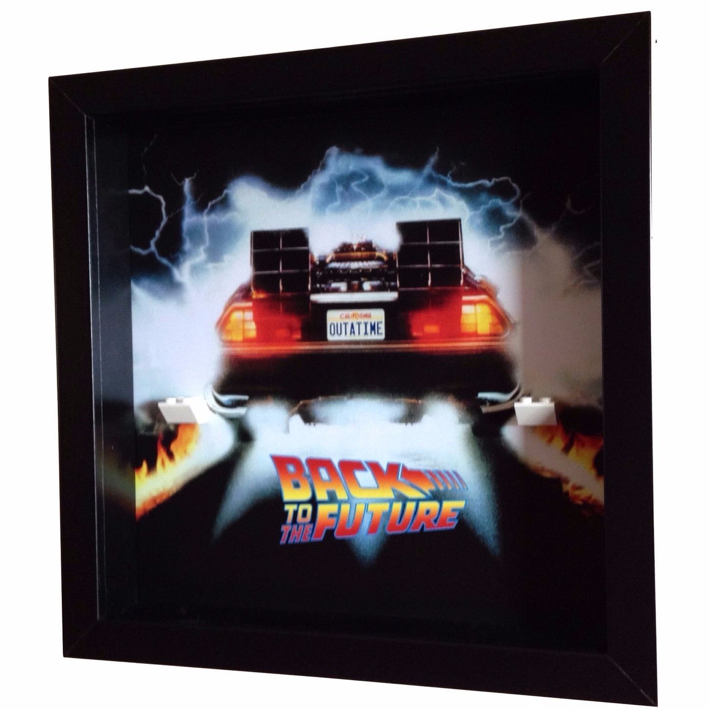 Lego® Back to the Future Minifigures Display Frame - Compatible with Set 21103 Special Edition | Perfect for Collectors & Home Decor