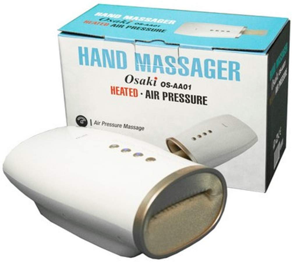 Osaki OS-AA01 Hand Massager for Carpal Tunnel Relief - Finger Massage Roller with Air Compression Therapy - Perfect for Office Workers, Gamers & Arthritis Pain Relief