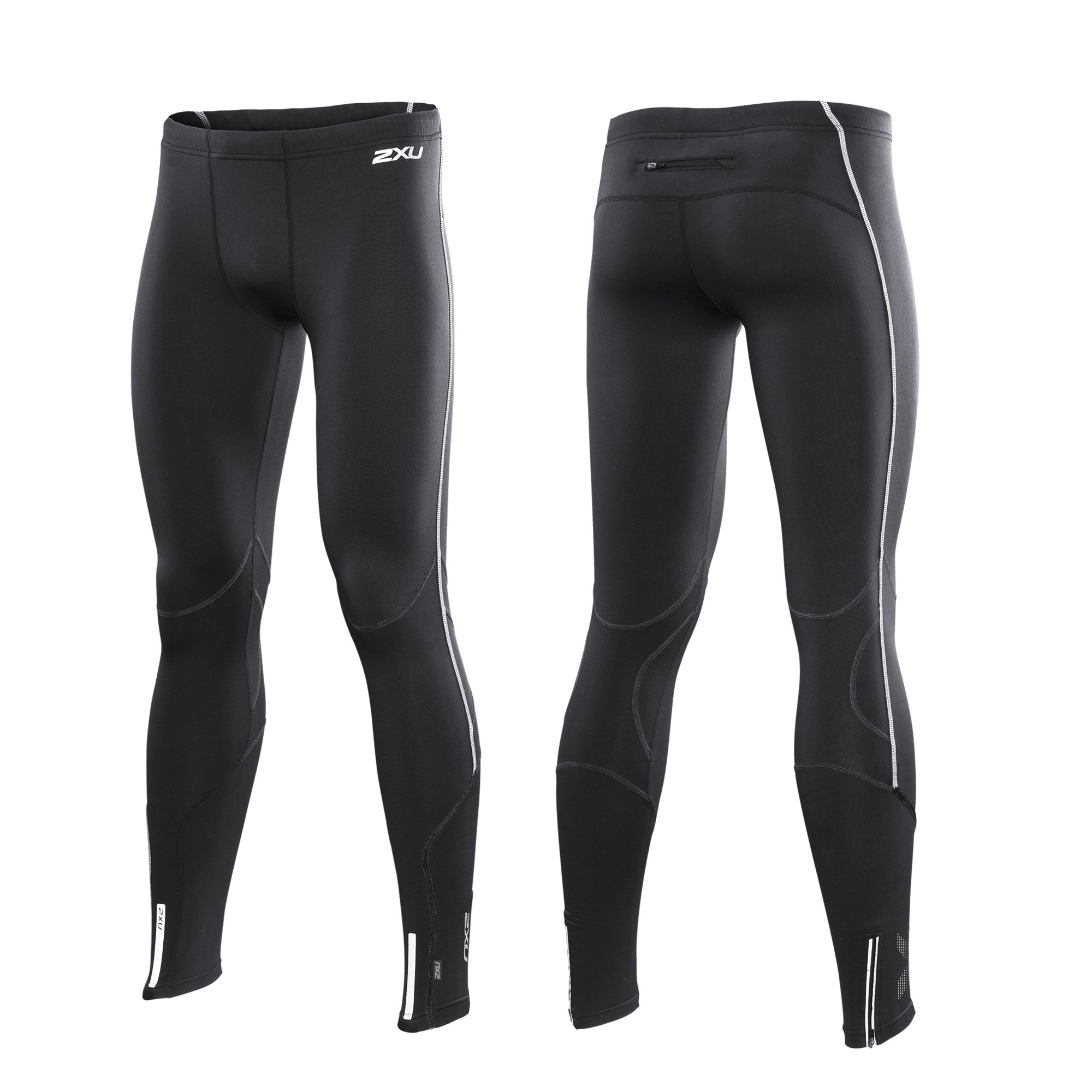 2XU Men's Thermal Running Tights - Cold Weather Compression Pants for Winter Training, Cycling & Outdoor Sports