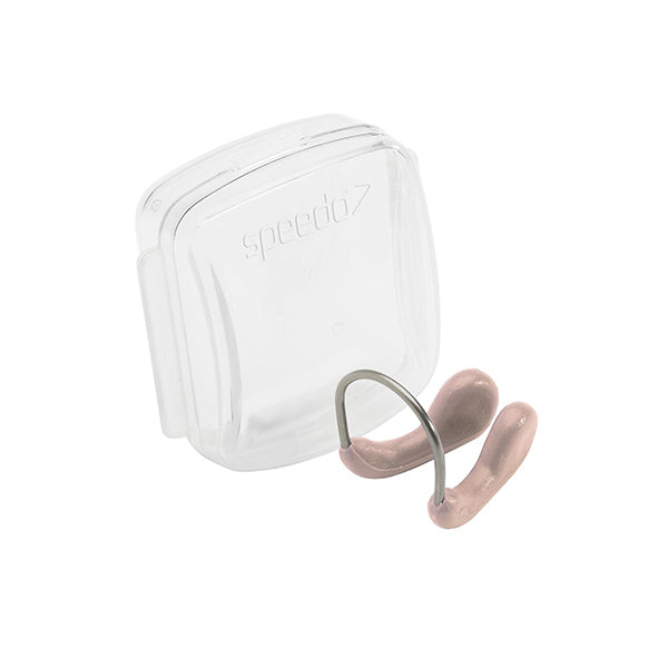 Competition Nose Clip for Swimming - Beige | Professional Nose Plug for Athletes & Water Sports | Ideal for Swim Training, Snorkeling & Diving
