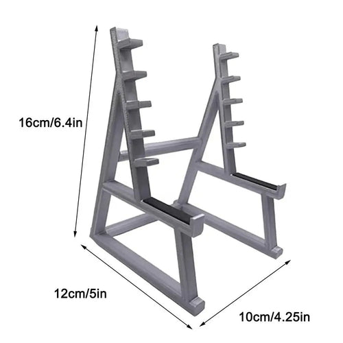 Mini Squat Rack Pencil Holder - Creative Barbell Design Pen Display Stand for Office Desk, Gym Themed Stationery Organizer | Perfect for Workout Enthusiasts & Fitness Themed Workspaces