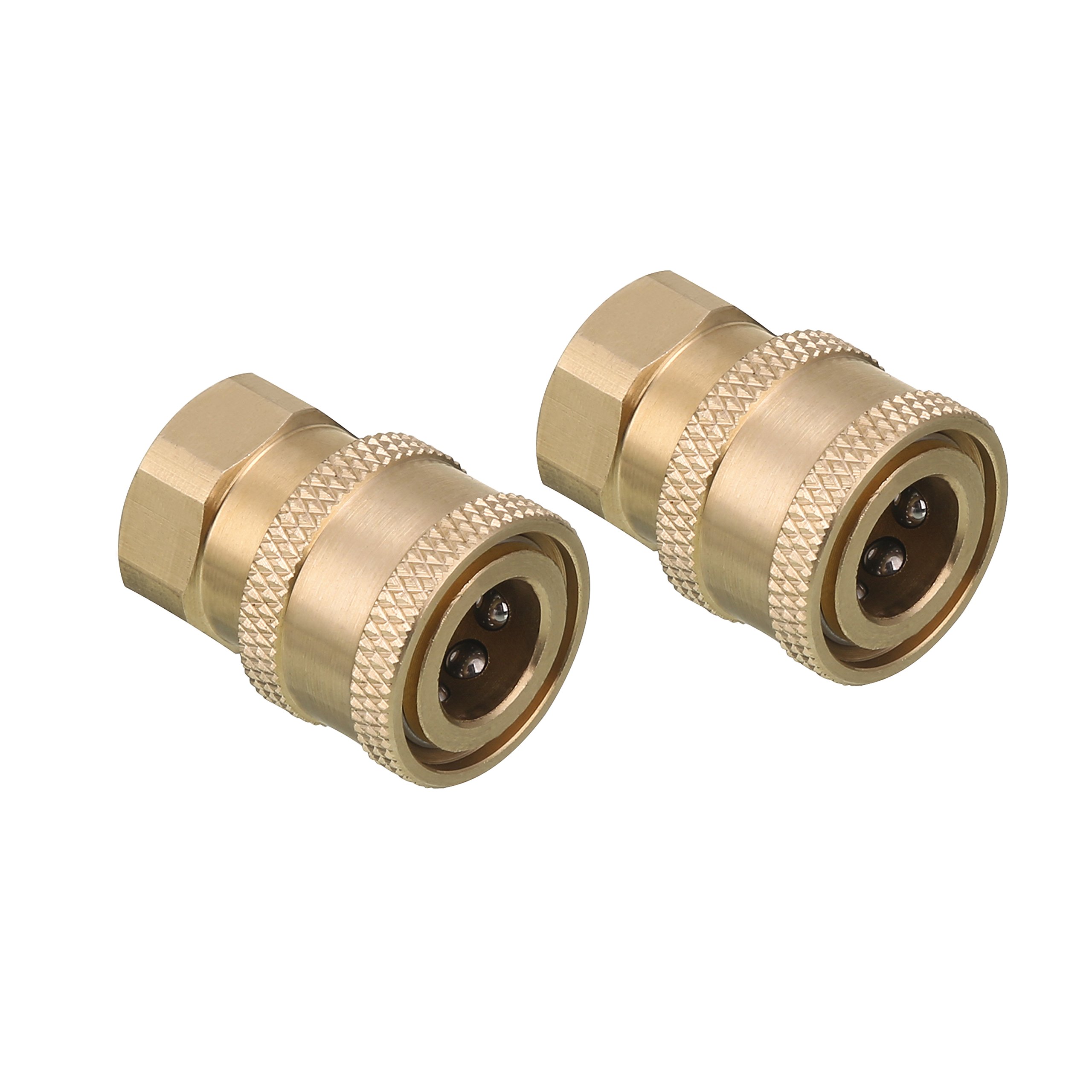 1/4 Inch Quick Connect Pressure Washer Coupler - Heavy Duty & Universal Fit for Tool Daily Use - Perfect for Home Cleaning, Car Washing, and Outdoor Maintenance