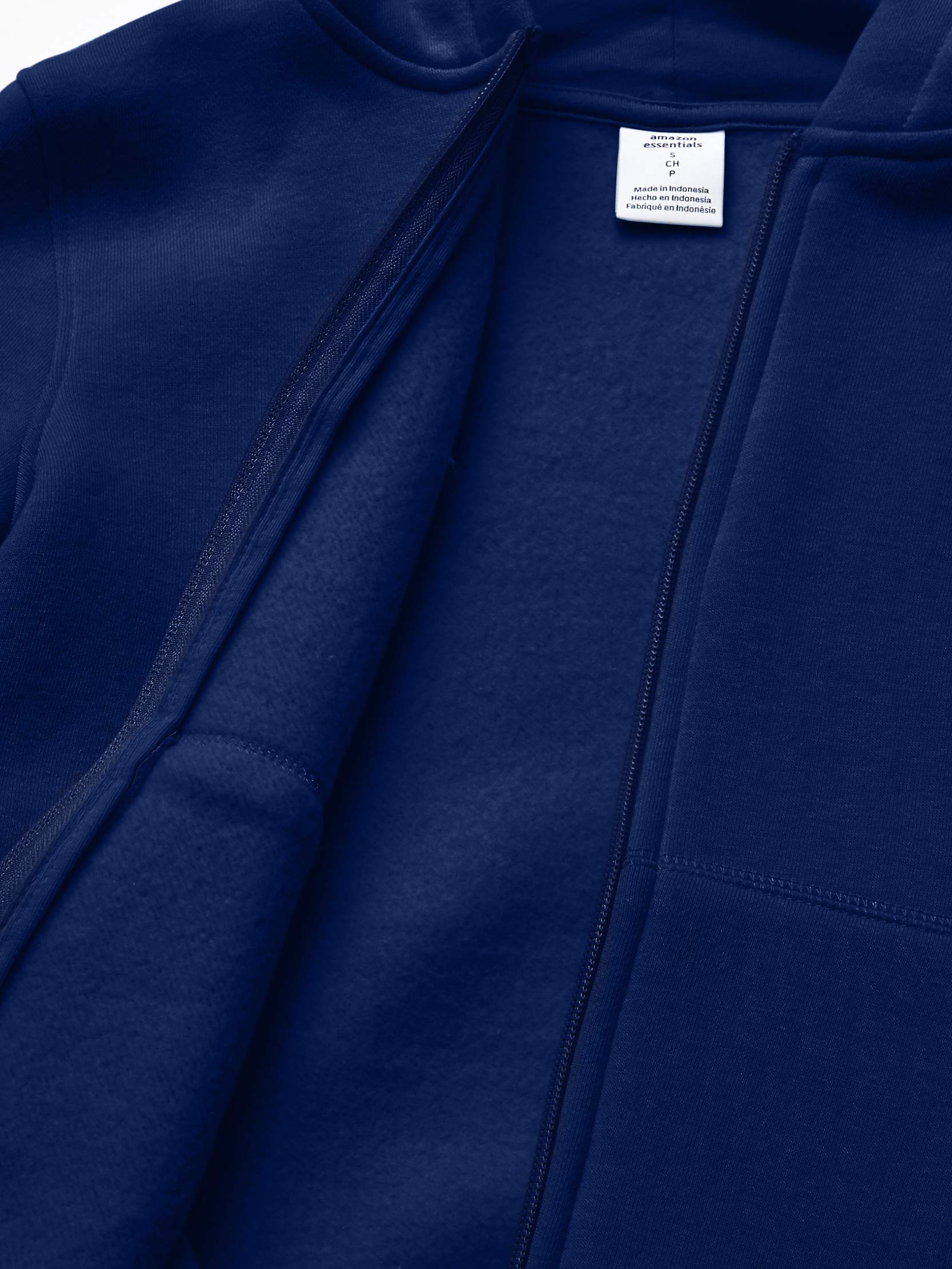 Amazon Essentials Boys Fleece Zip-Up Hoodie Sweatshirt - Warm & Cozy Pullover for Kids, Winter Outdoor Play & Casual Wear