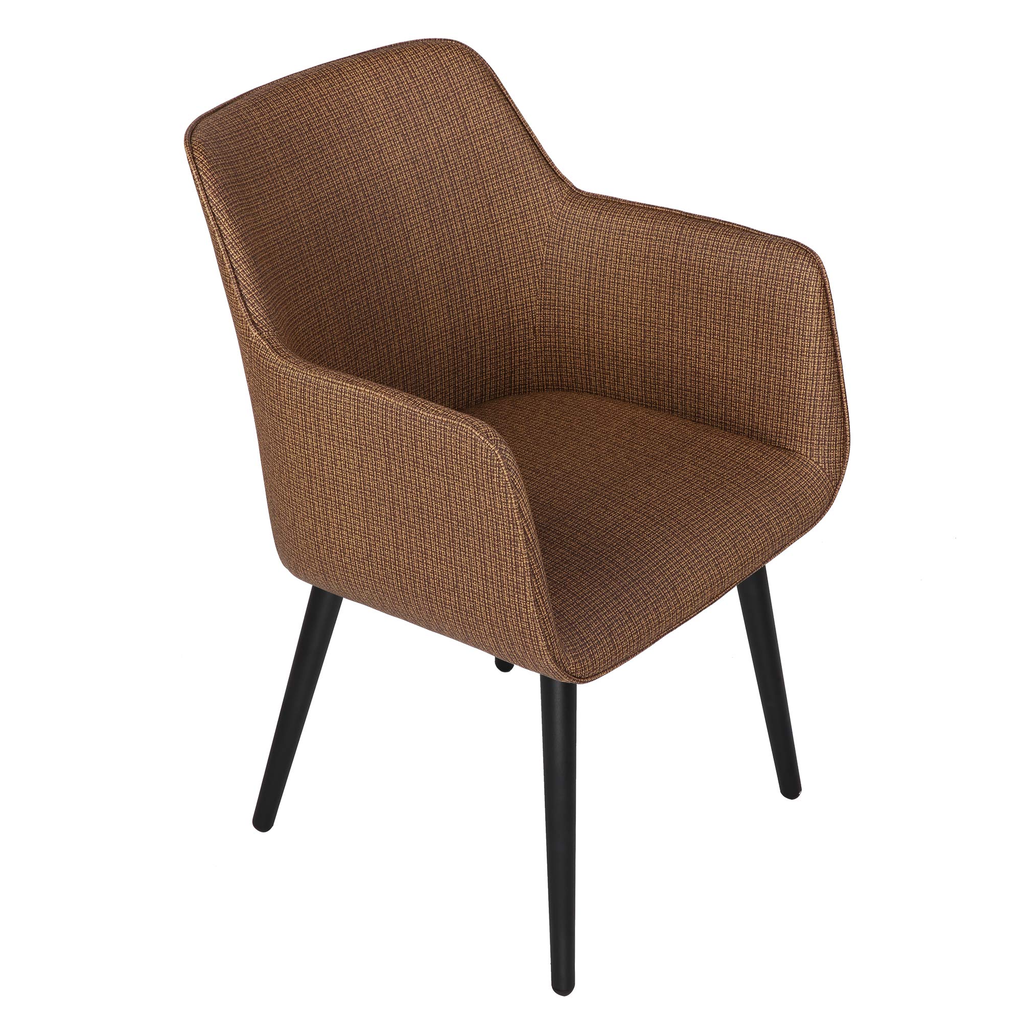 Koreyosh Classic Modern Dining Chair - PU Leather High Back Office & Home Chair with Stainless Steel Legs - Perfect for Dining Room, Living Room, Home Office & Coffee Shop