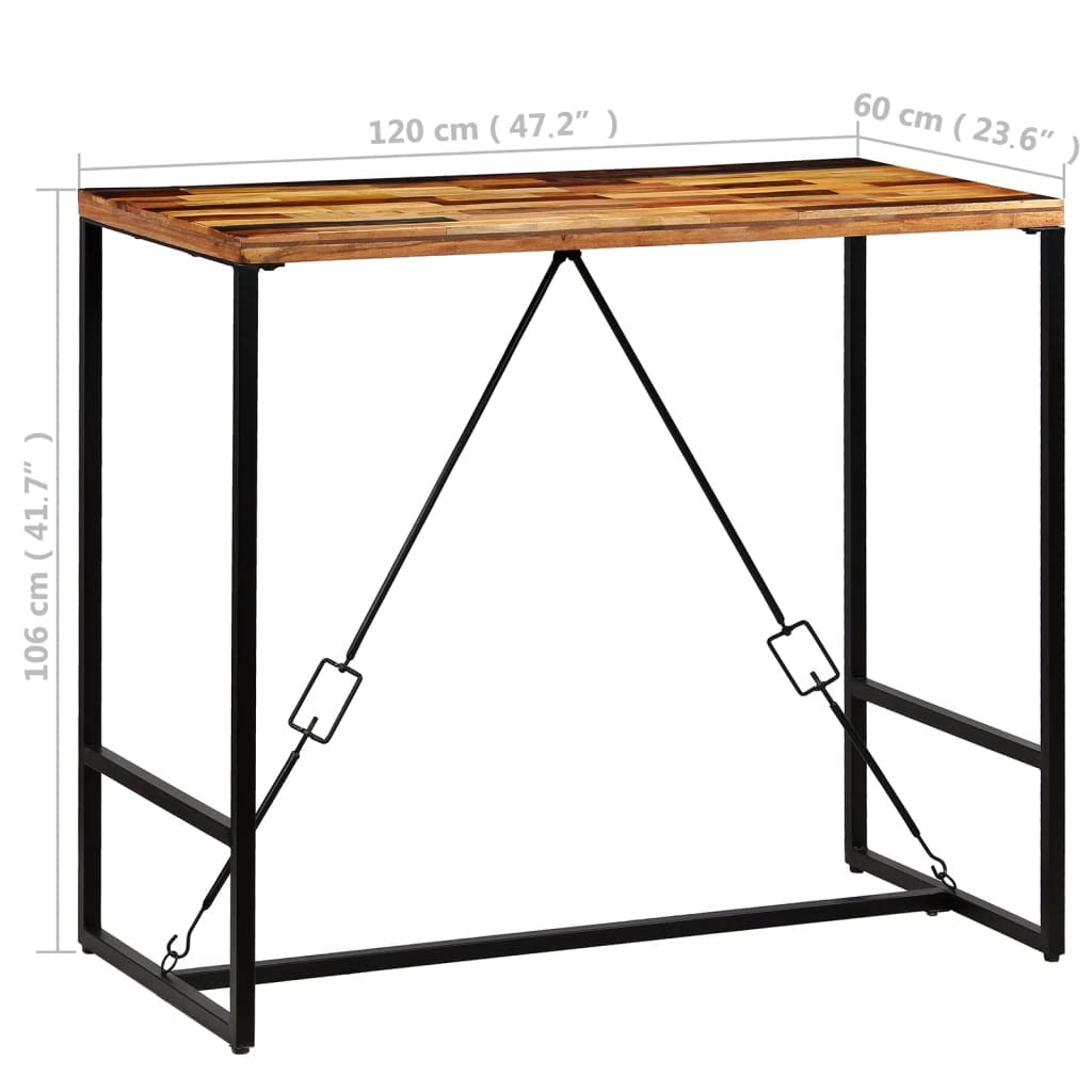 Industrial Bar Table - 47.2