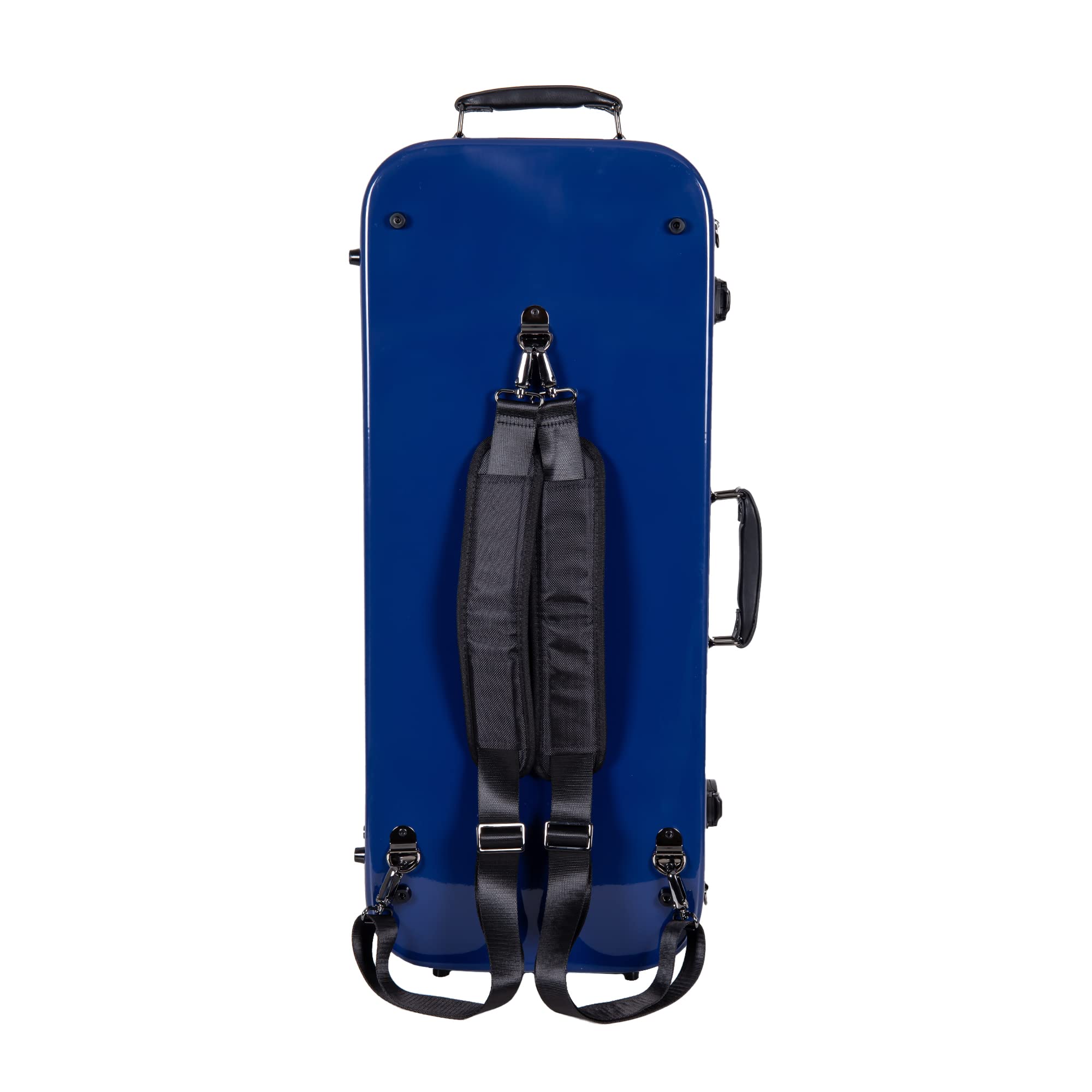 Premium Crossrock Fiberglass Violin Case - Backpack Style for 4/4 Full Size Violin (Navy Blue, CRF1020DVNVBL) | Durable Protection for School, Travel & Performances