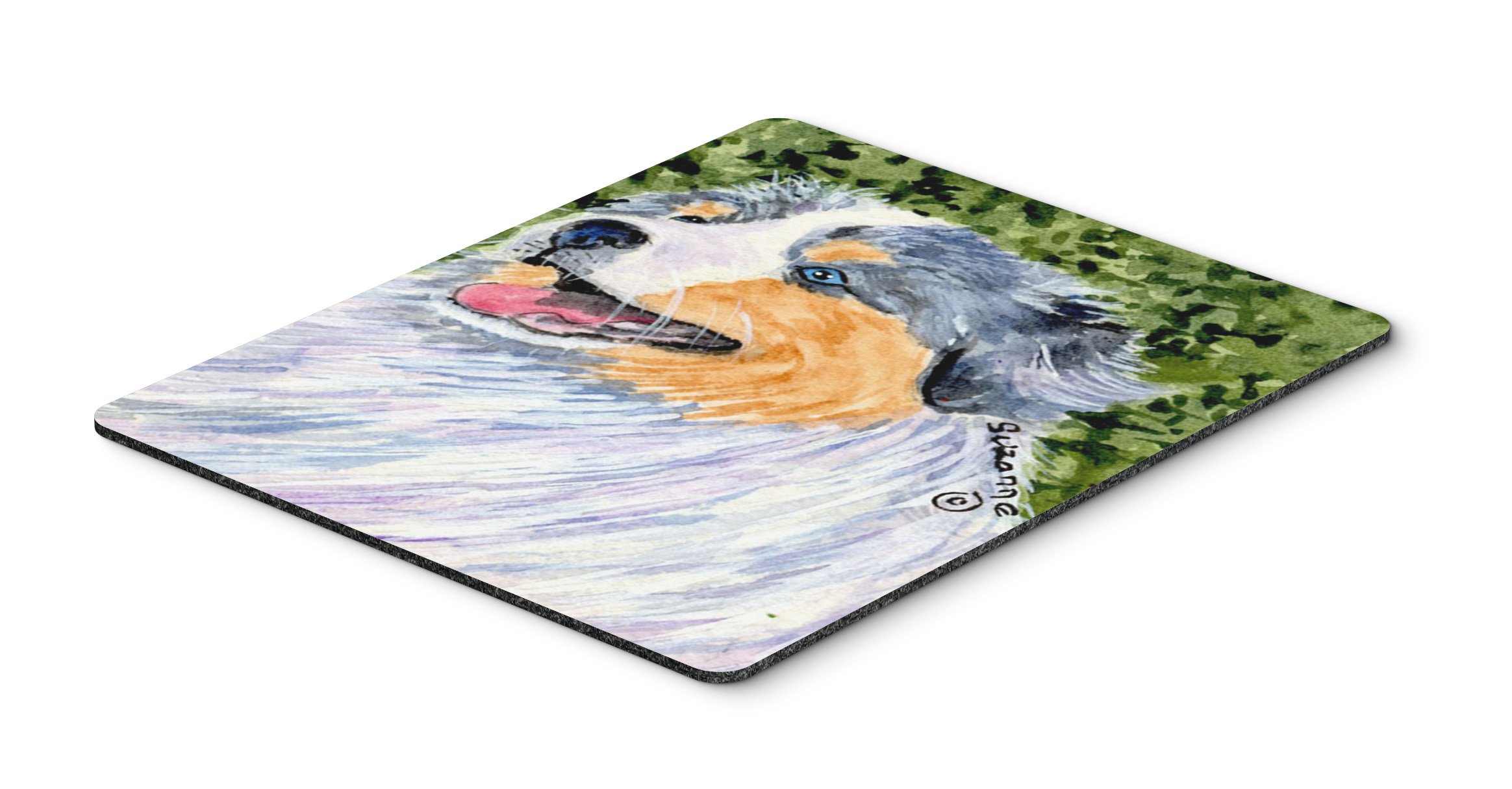 Australian Shepherd Mouse Pad & Hot Pad - Large Washable Non-Slip Desk Mat for Home Office, Gaming & Computer Work | Caroline's Treasures SS8736MP | Perfect for Laptop Users & Dog Lovers