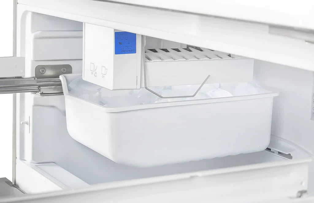 FORNO 31 Inch 17.5 cu ft Stainless Steel French Door Refrigerator with Ice Maker - Energy Efficient, Spacious Freezer & Adjustable Shelves - Perfect for Modern Kitchens & Large Families (Model: FFFFD1974 31SB)
