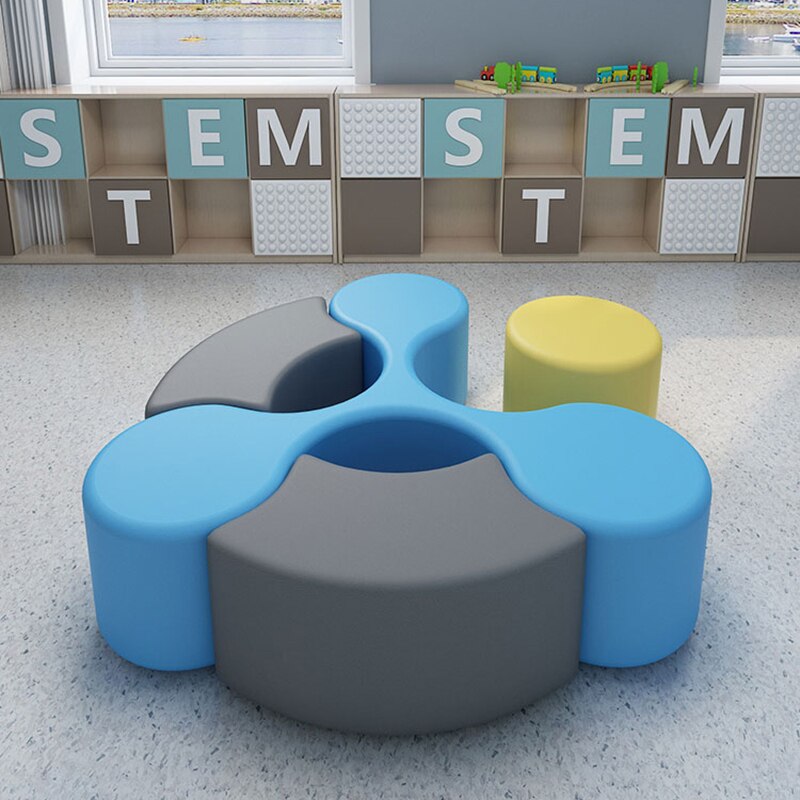 Modular Sofa Stools - Versatile Modern Seating Solutions for Living Room, Office & Small Space | Convertible Ottoman, Footrest & Extra Seating
