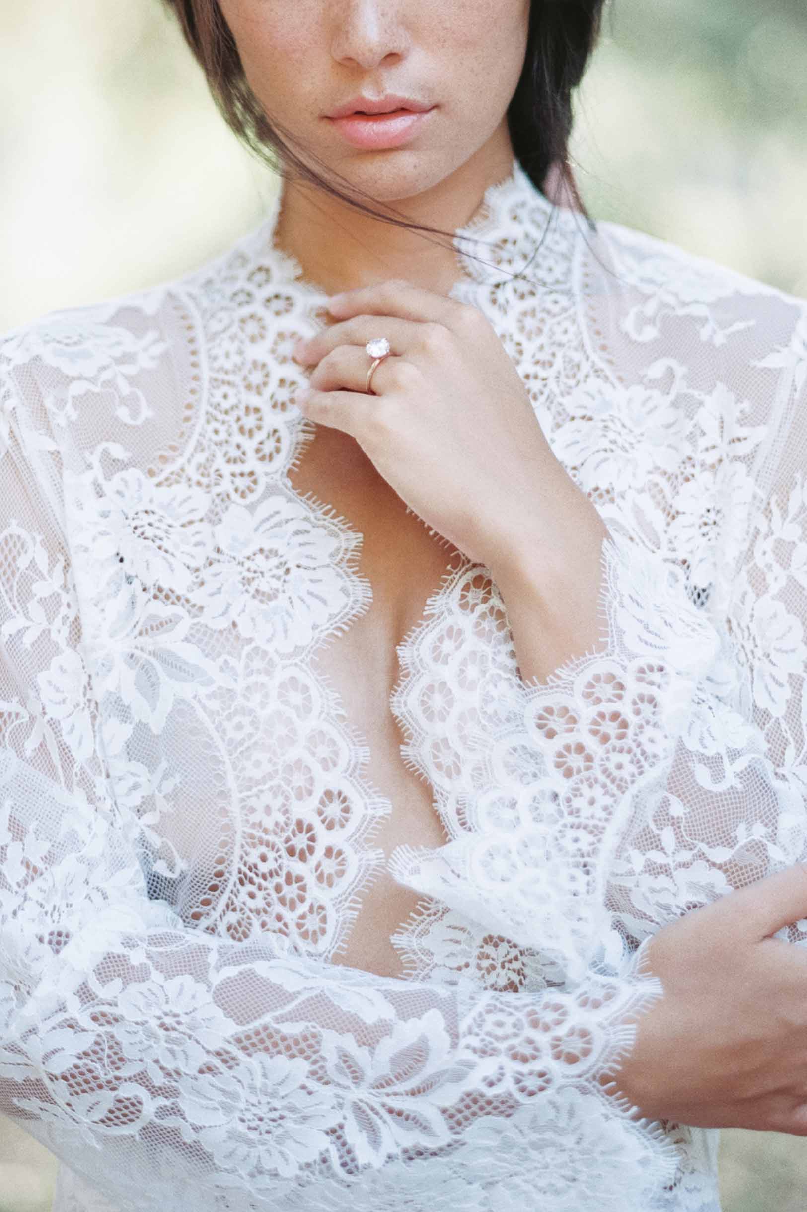 Swan Queen Ivory Lace Robe - Elegant Long Bridal Dressing Gown for Wedding, Honeymoon & Luxury Loungewear