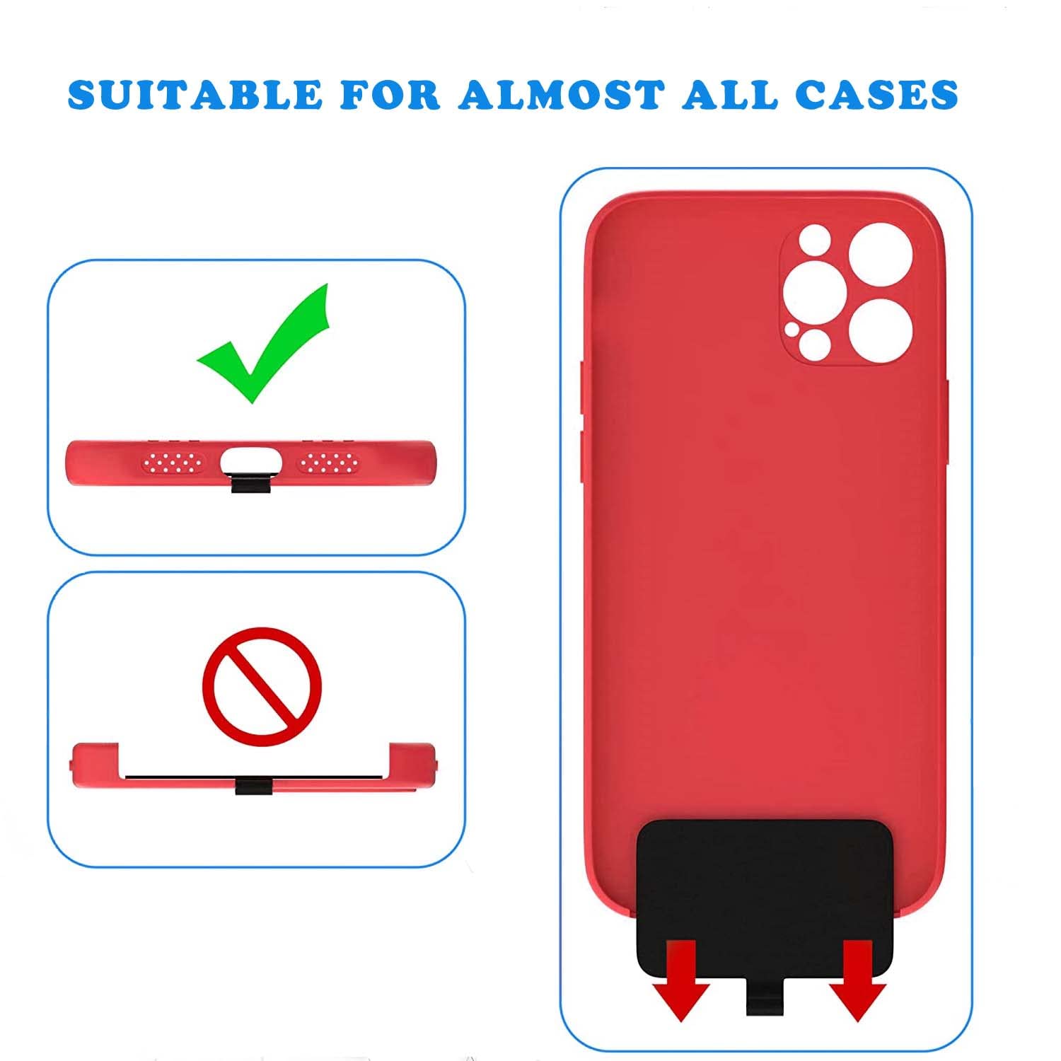 Universal Phone Lanyard - Adjustable Neck Strap for Smartphones - Perfect for Work & Travel