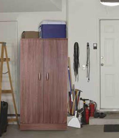 AMSEC 3645292 Gun Safe Cloak Wooden Cabinet Disguise - Hidden Gun Storage for Home & Office Security (7250)