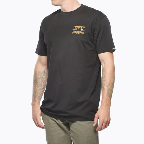 Premium Short Sleeve Bound T-Shirt for Men & Women - Soft Cotton Comfort Fit - Black - Perfect for Casual Wear, Gym & Everyday Outfits