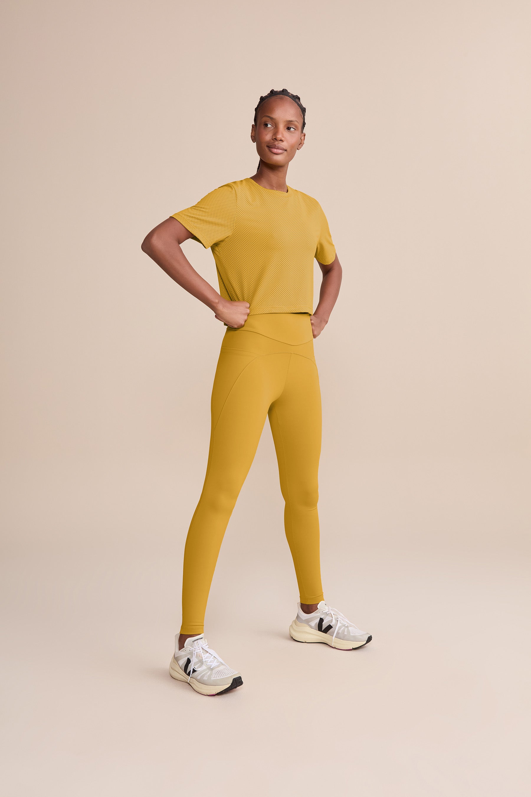 ByNature Mystical High Waist Long Leggings for Women - Soft & Stretchy Yoga Pants for Workout, Running, Lounge & Everyday Wear