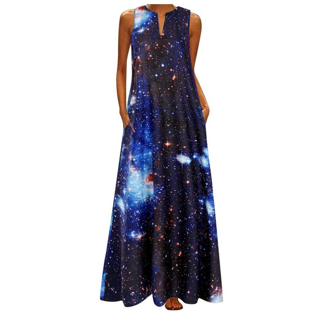 2024 Women's Flowy Flounce Casual Dresses - Open Back Beach Party Maxi Dress for Summer, Plus Size Vacation Outfits | Perfect for Beach Getaways, Pool Parties & Summer Weddings
