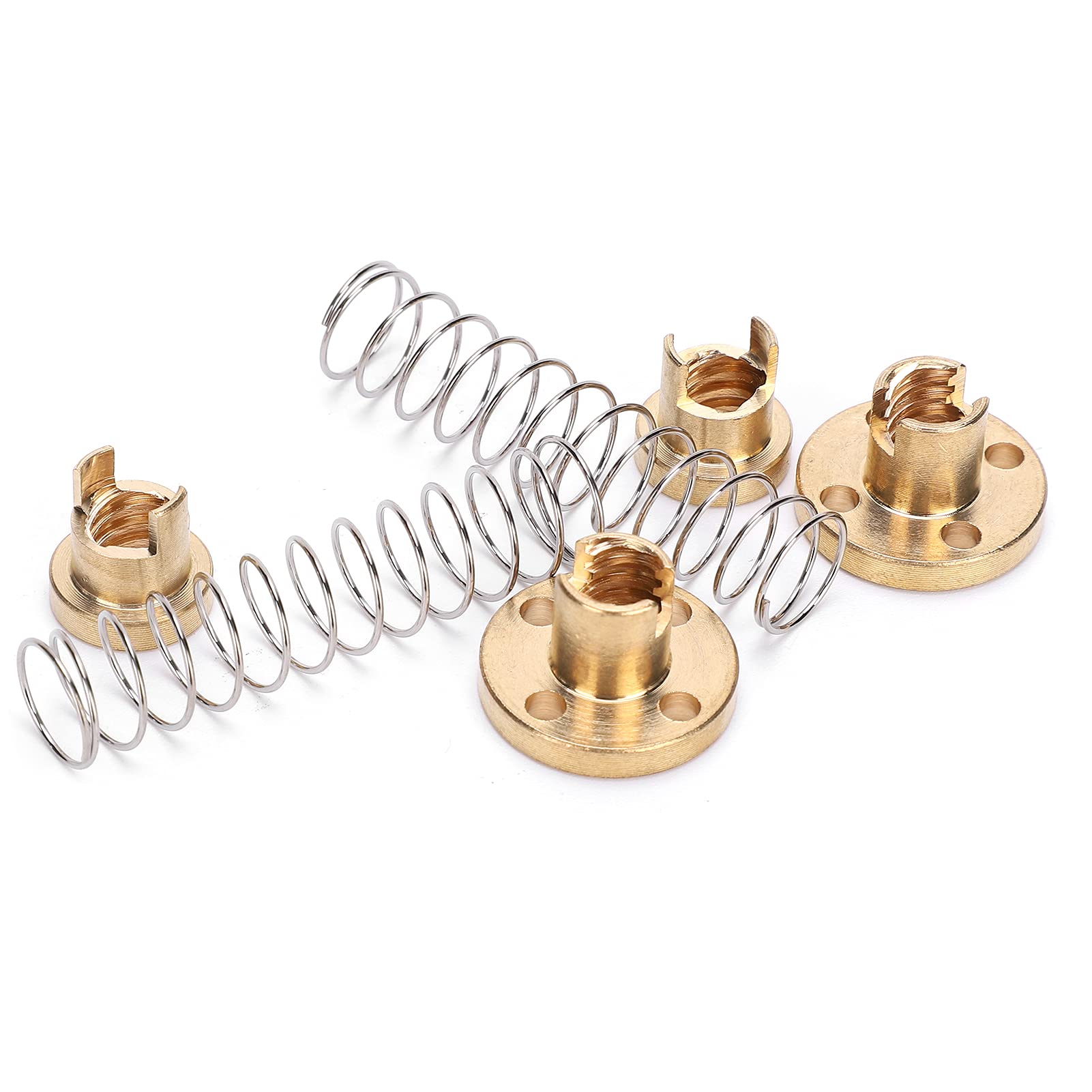 T8 Anti-Backlash Spring Nut - Precision Replacement for CNC Rolling Mills & 3D Printers | Household DIY & Industrial Use