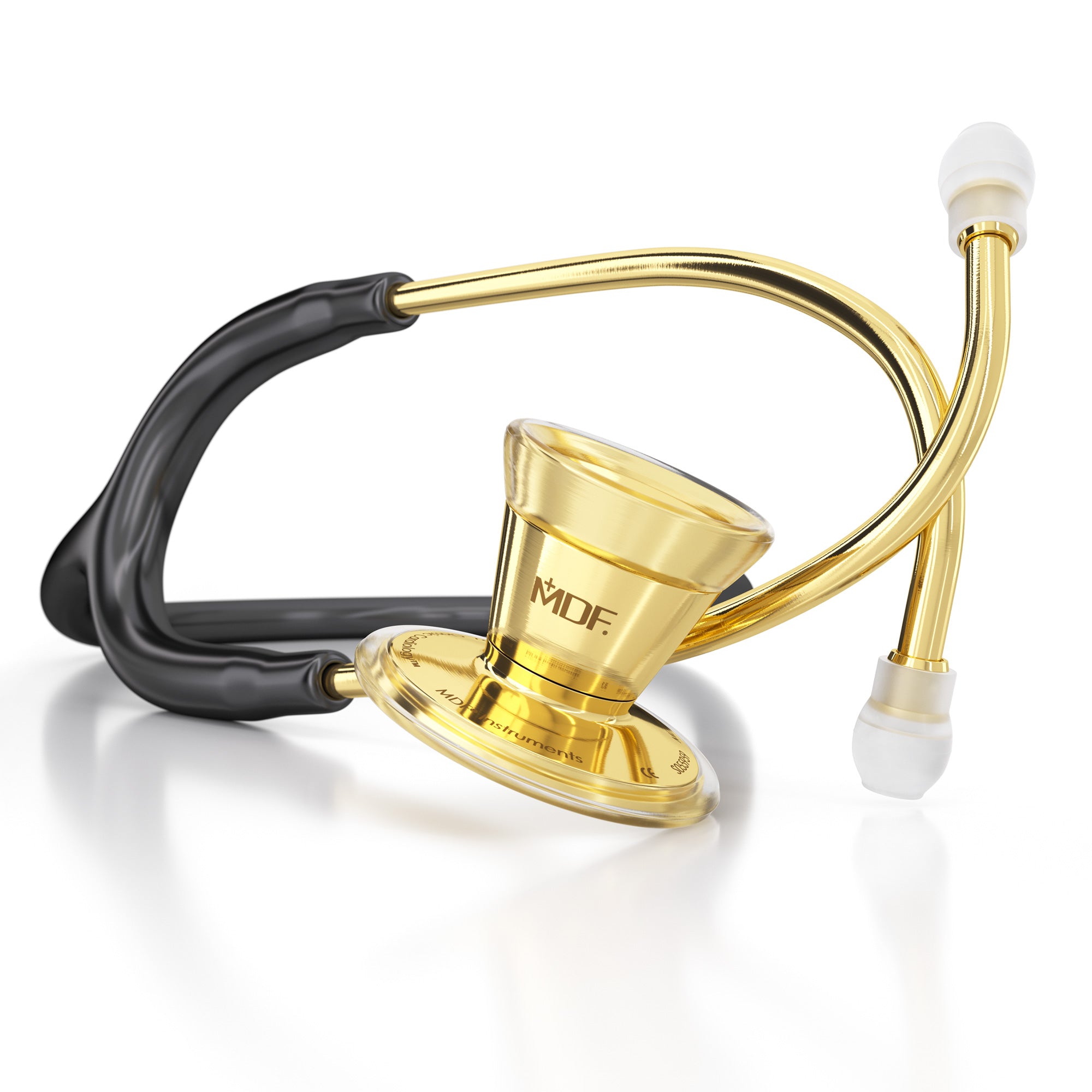 ProCardial® Premium Stainless Steel Cardiology Stethoscope - Black & Gold Finish | Ideal for Doctors, Nurses & Medical Students | Perfect for Heart Auscultation & Clinical Diagnosis