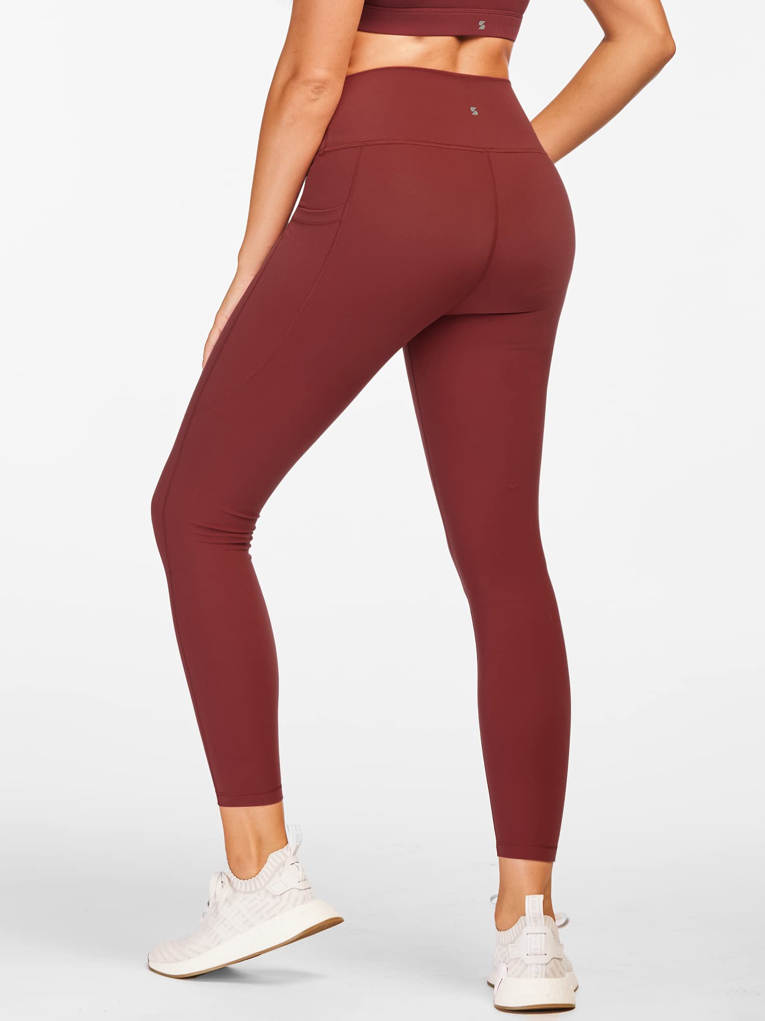 Stelle High Waist Yoga Pants for Women - Tummy Control Workout Leggings with Side Pockets - Perfect for Running, Gym & Yoga | Comfortable & Stylish Activewear