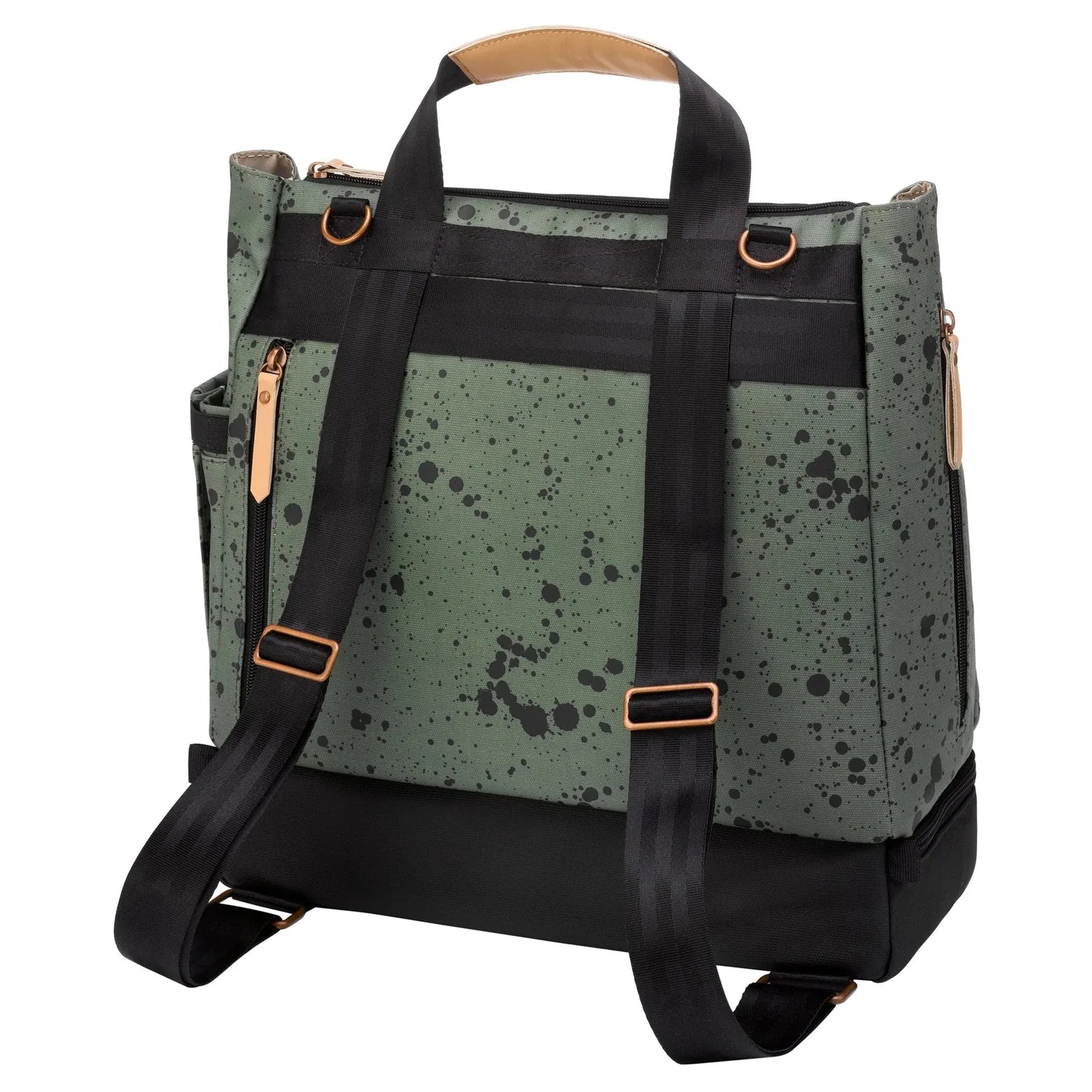 Pivot 2-in-1 Convertible Diaper Bag Tote & Backpack for Moms - Olive Green | Perfect for Baby Essentials, Travel & Everyday Use