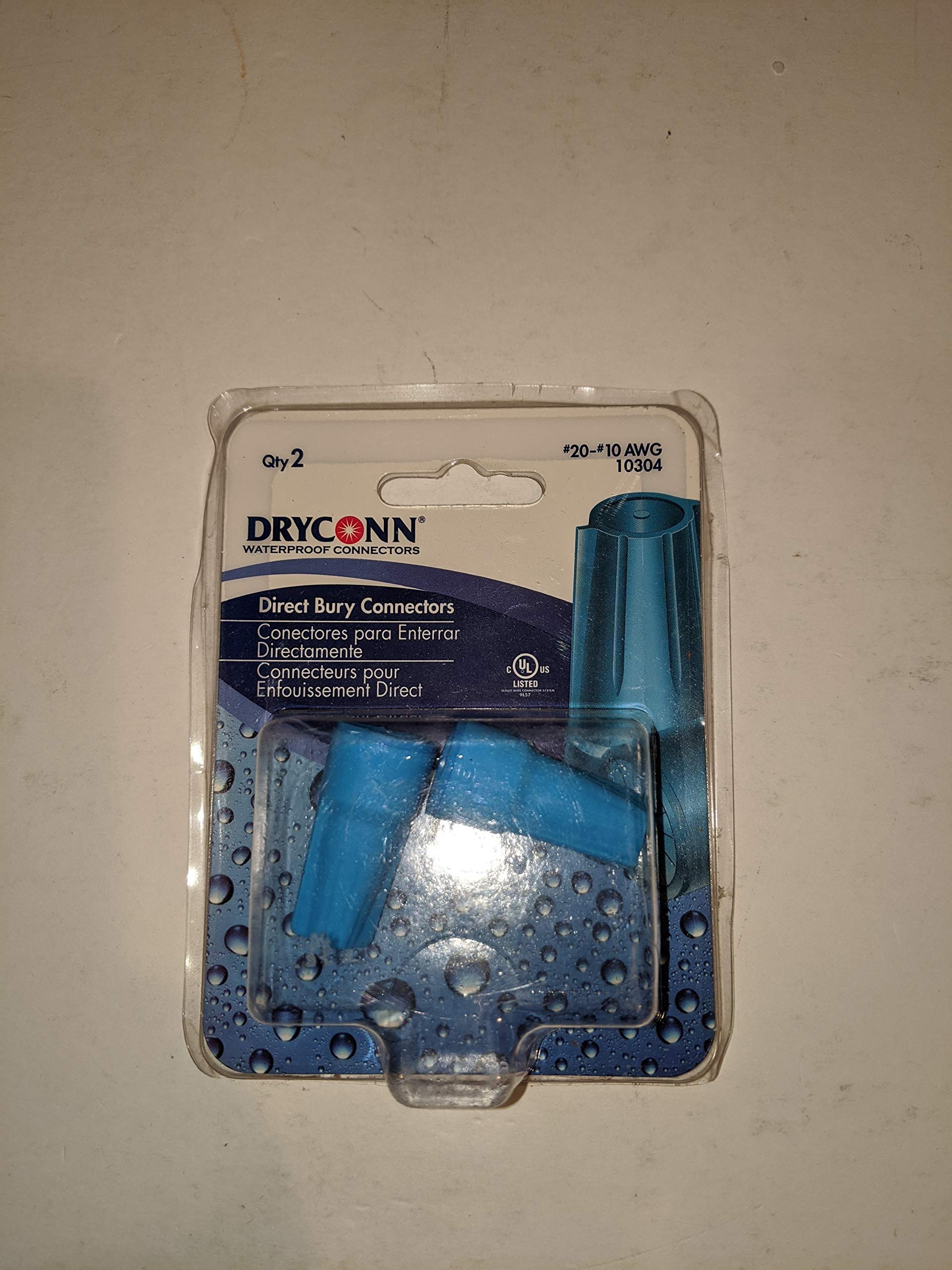 Waterproof Wire Connectors 2-Pack - Aqua Color - Secure Electrical Connections for Outdoor, Marine & DIY Projects