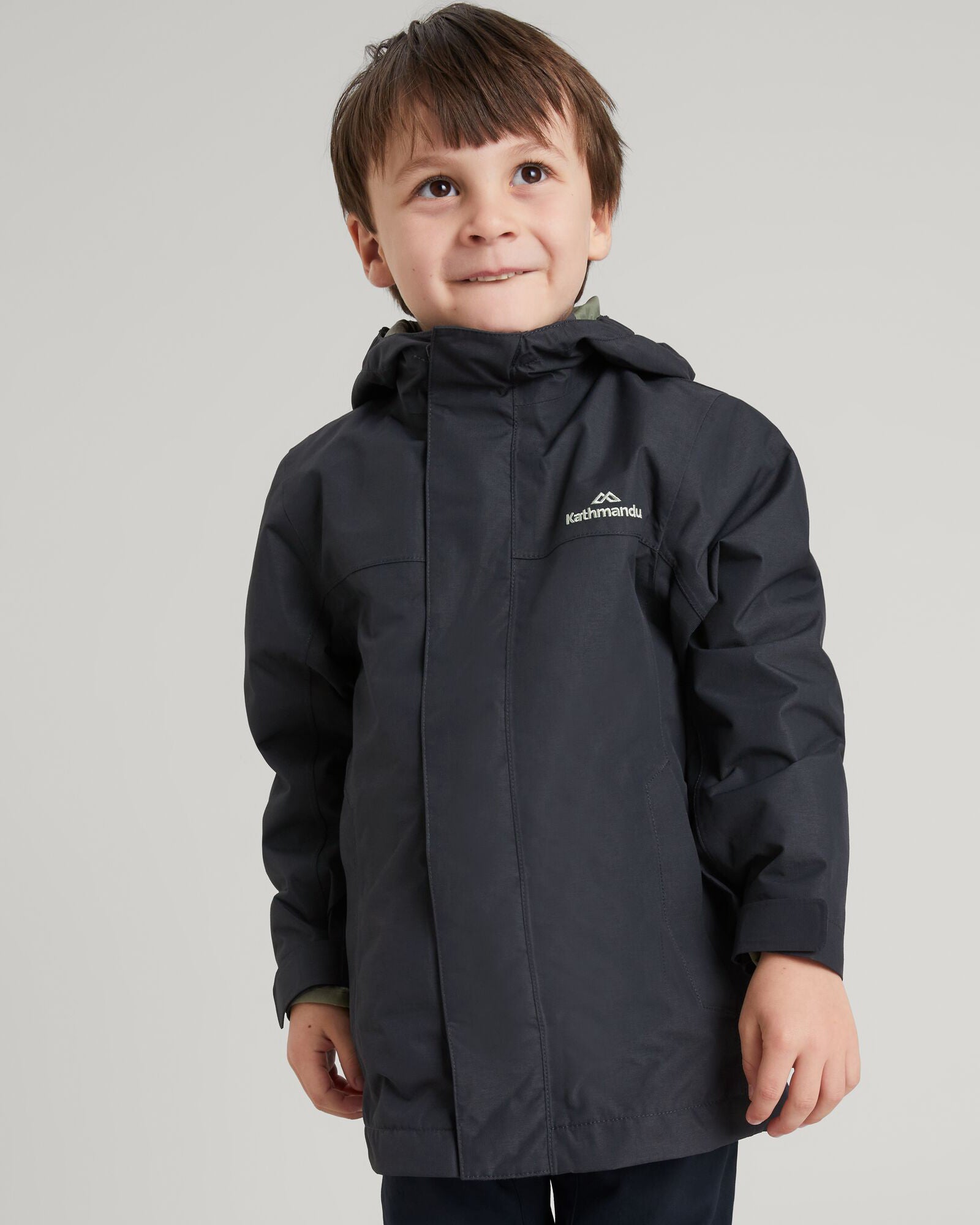 Isograd Kids' 3-in-1 Unisex Waterproof Jacket - Meteor/Beech - Lightweight Winter Coat for Boys & Girls - Perfect for Outdoor Play, School & Cold Weather Activities