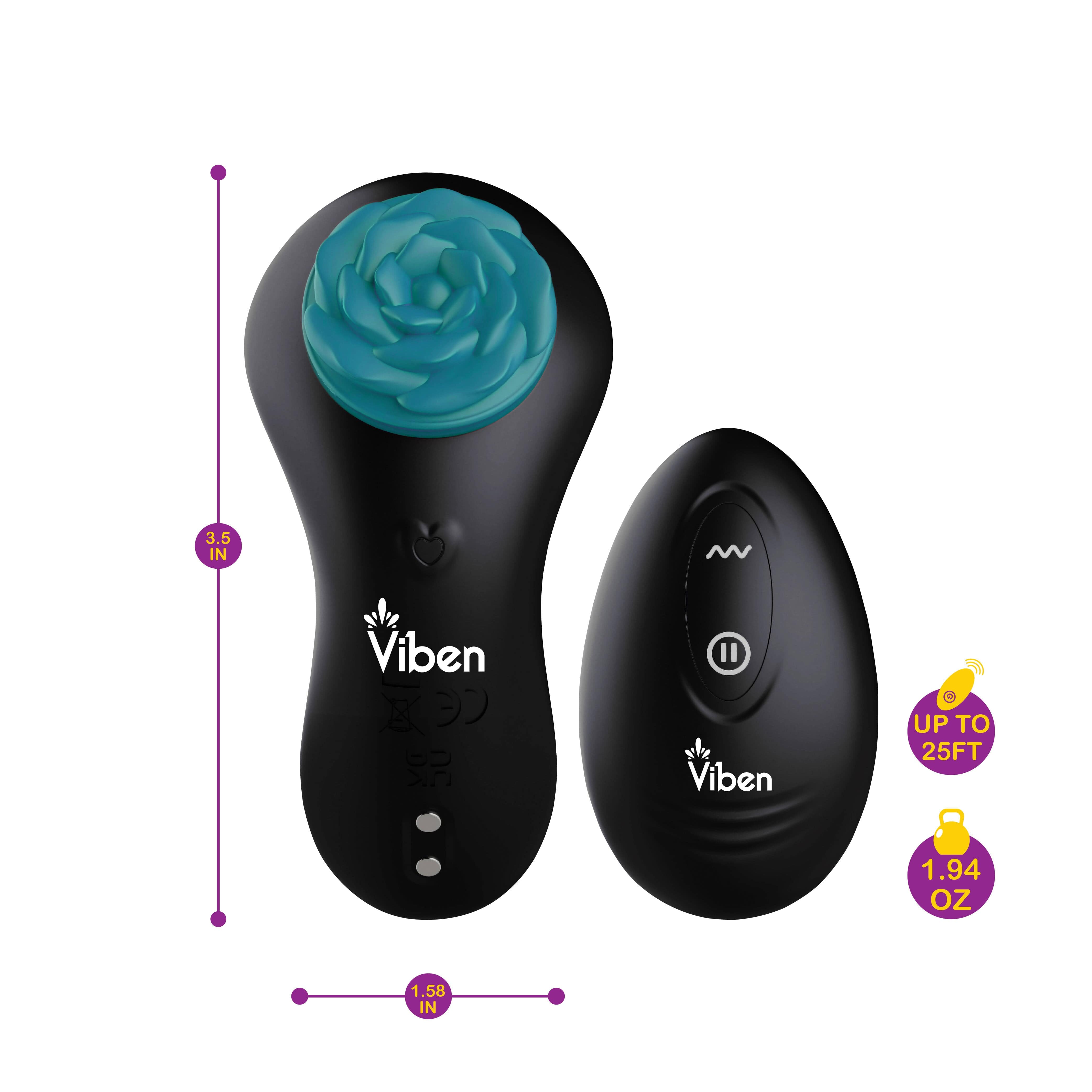Secret Seduction Black Panty Vibe - Discreet Wearable Vibrator for Couples & Solo Play, Perfect for Date Nights & Travel