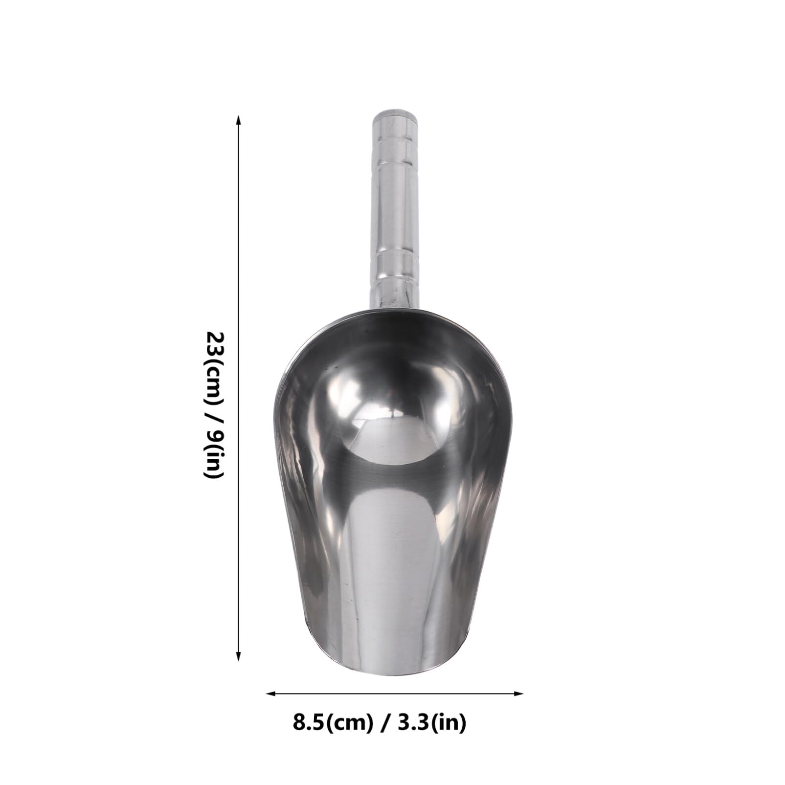 Stainless Steel Pet Food Scoop for Home & Travel Feeding