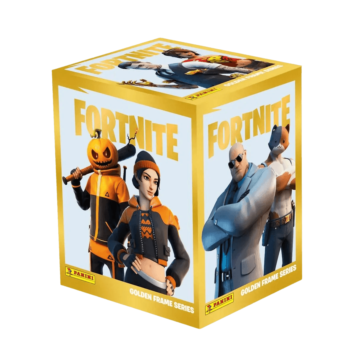 Fortnite Gold Frame Series Sticker Collection Booster Box (36 Packets) - Limited Edition Gaming Stickers for Laptops, Notebooks & Collectors | Perfect for Fortnite Fans & Gift Giving