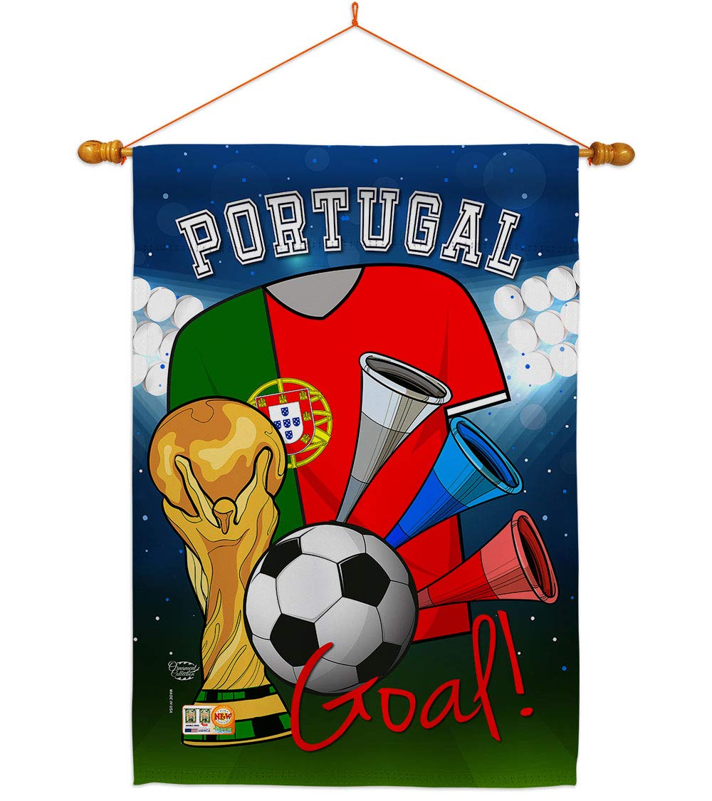 Portugal Flag Banner - Indoor Outdoor Soccer Decor for Fans & FIFA Gifts