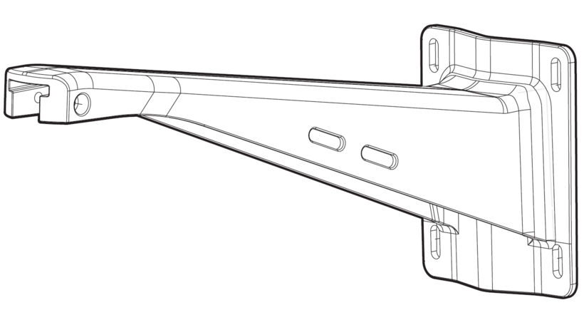 HPE Aruba AP-Outdoor Mount V1A - Secure & Durable Outdoor WLAN Access Point Bracket for High-Performance Wireless Networks | Ideal for Business Campuses, Warehouses & Industrial Sites
