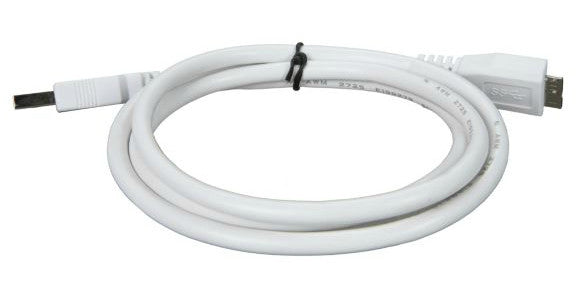 High-Speed USB 3.0 A Male to Micro B Male Cable - 3ft White Data Sync & Charging Cord for Smartphones, Cameras & External Hard Drives