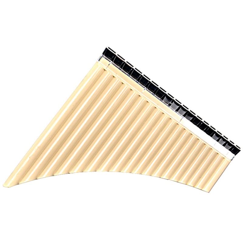 18 Pipe Pan Flute - Professional Woodwind Musical Instrument for Beginners & Professionals - Perfect for Folk Music, Meditation & Live Performances