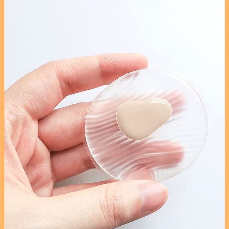 RECTYO GALLERY 6-Pack Silicone Makeup Blender Sponge - Reusable, Easy to Clean Beauty Blender Puff for Flawless Foundation & Concealer Application (Perfect for Women & Girls) | Great for Travel, Daily Makeup Routine & Professional Makeup Artists