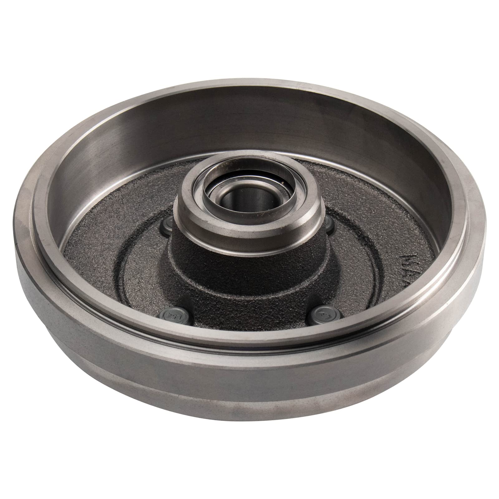 TRQ Rear Brake Drum Pair Set for 2009-2011 Ford Focus - Durable Replacement Brake Drums for Smooth Stopping Power - Perfect for City Driving and Highway Commutes