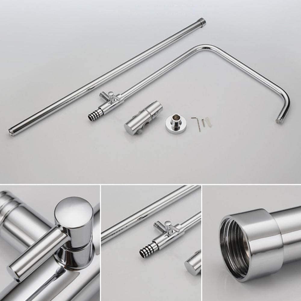 Premium Chrome-Plated Shower Kit with 8