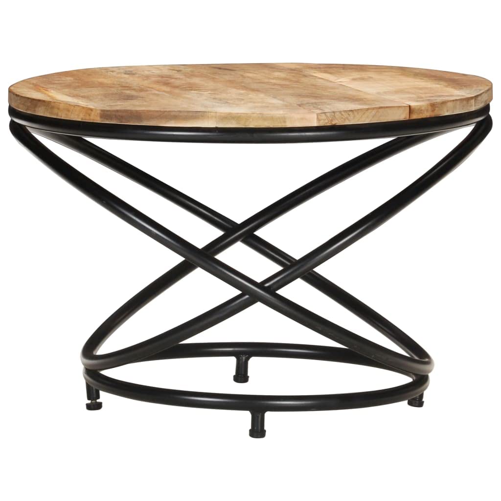CHARMMA Solid Mango Wood Coffee Table 23.6