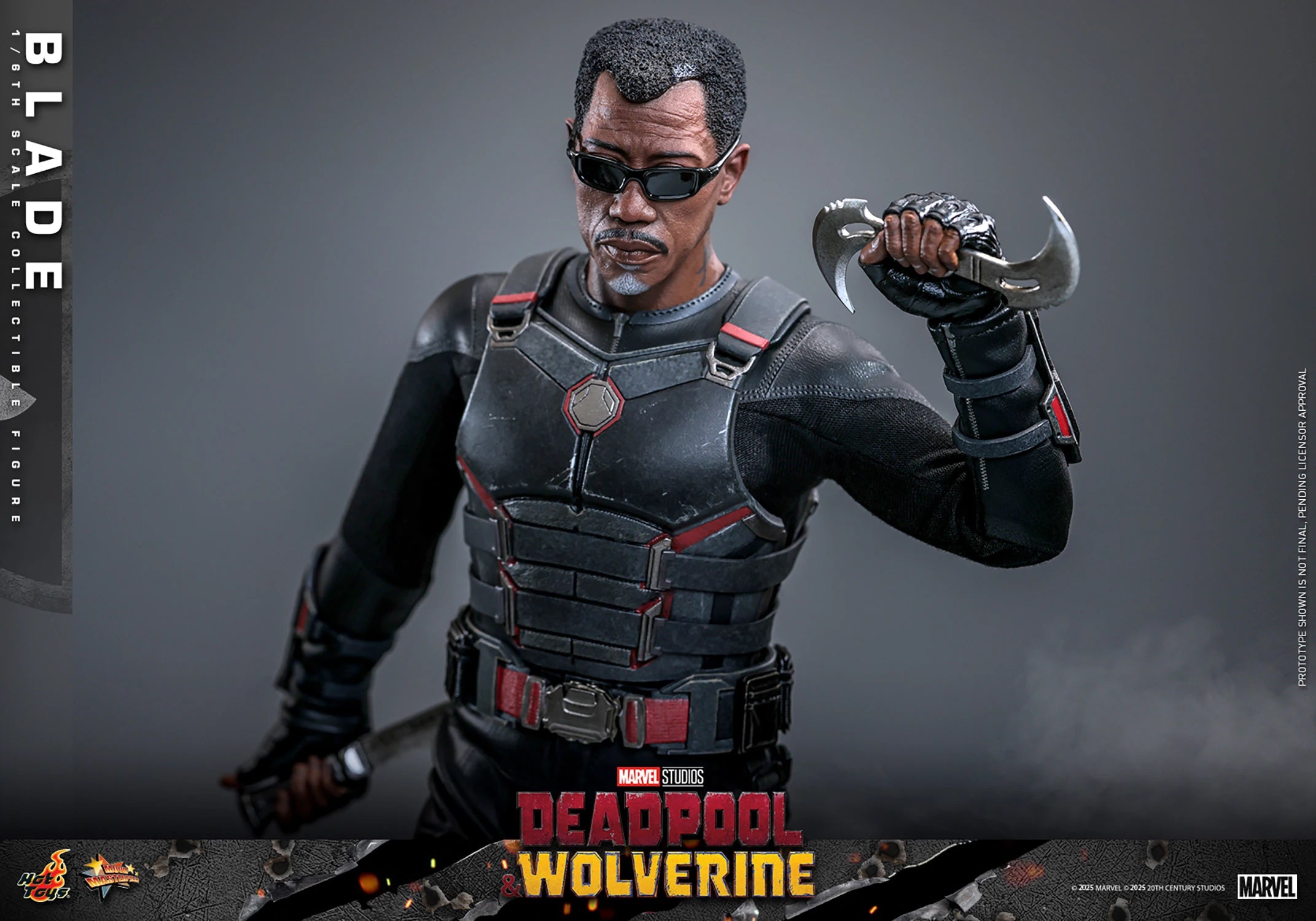 Hot Toys Marvel Comics Deadpool & Wolverine Blade 1/6 Scale 12
